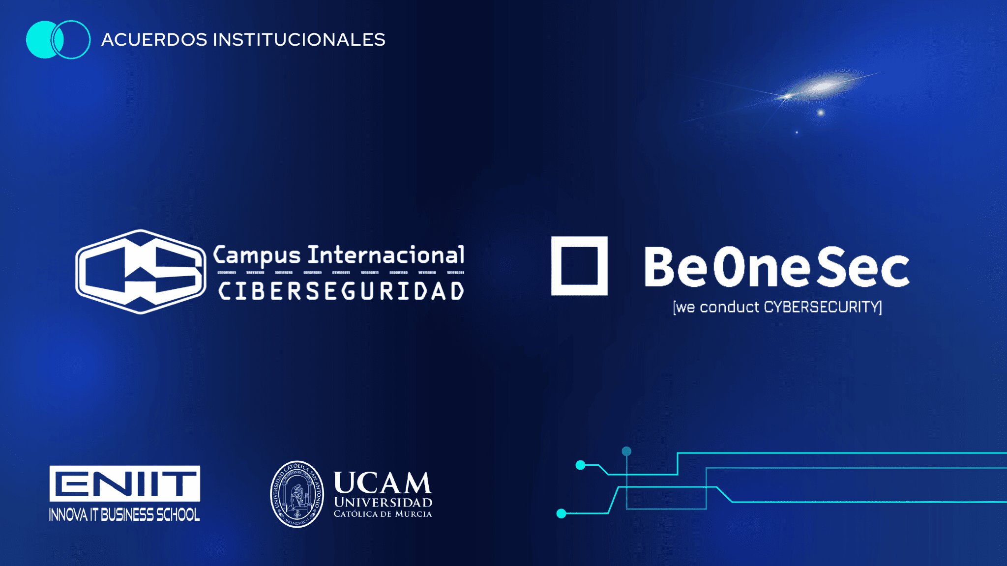 Imagen de Nueva alianza entre BeOneSec y el Campus Internacional de Ciberseguridad