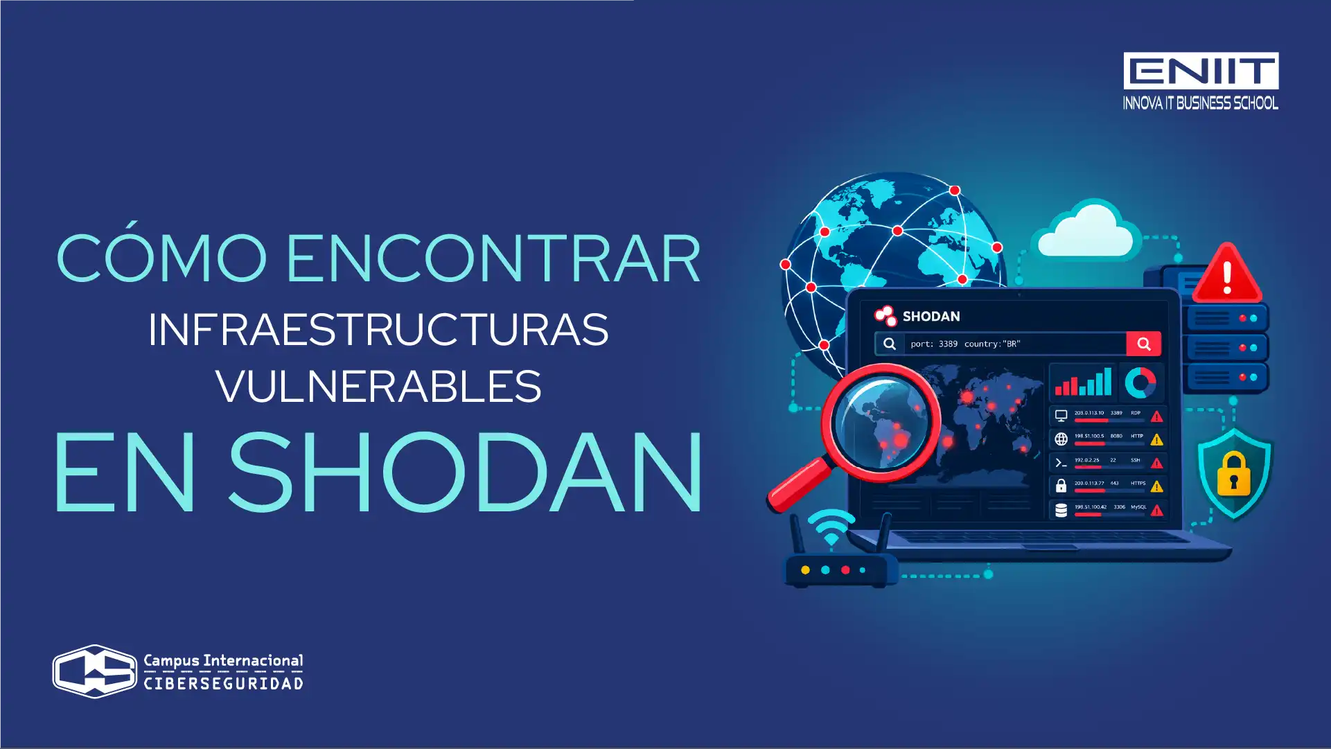 Cómo encontrar infraestructuras vulnerables en Shodan